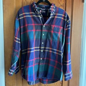 Camps plaid men’s button up